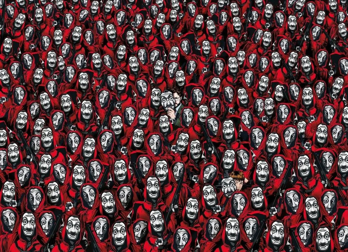 Clementoni La Casa De Papel Legpuzzel 1000 Stuks - Multi - afbeelding 2 van 4