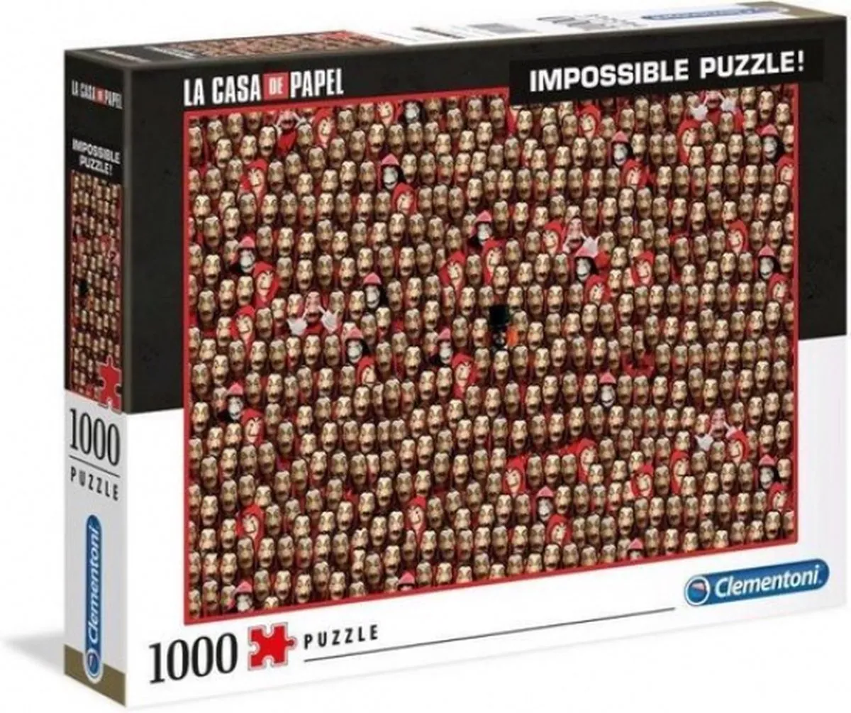 Clementoni La Casa De Papel Legpuzzel 1000 Stuks - Multi - afbeelding 3 van 4