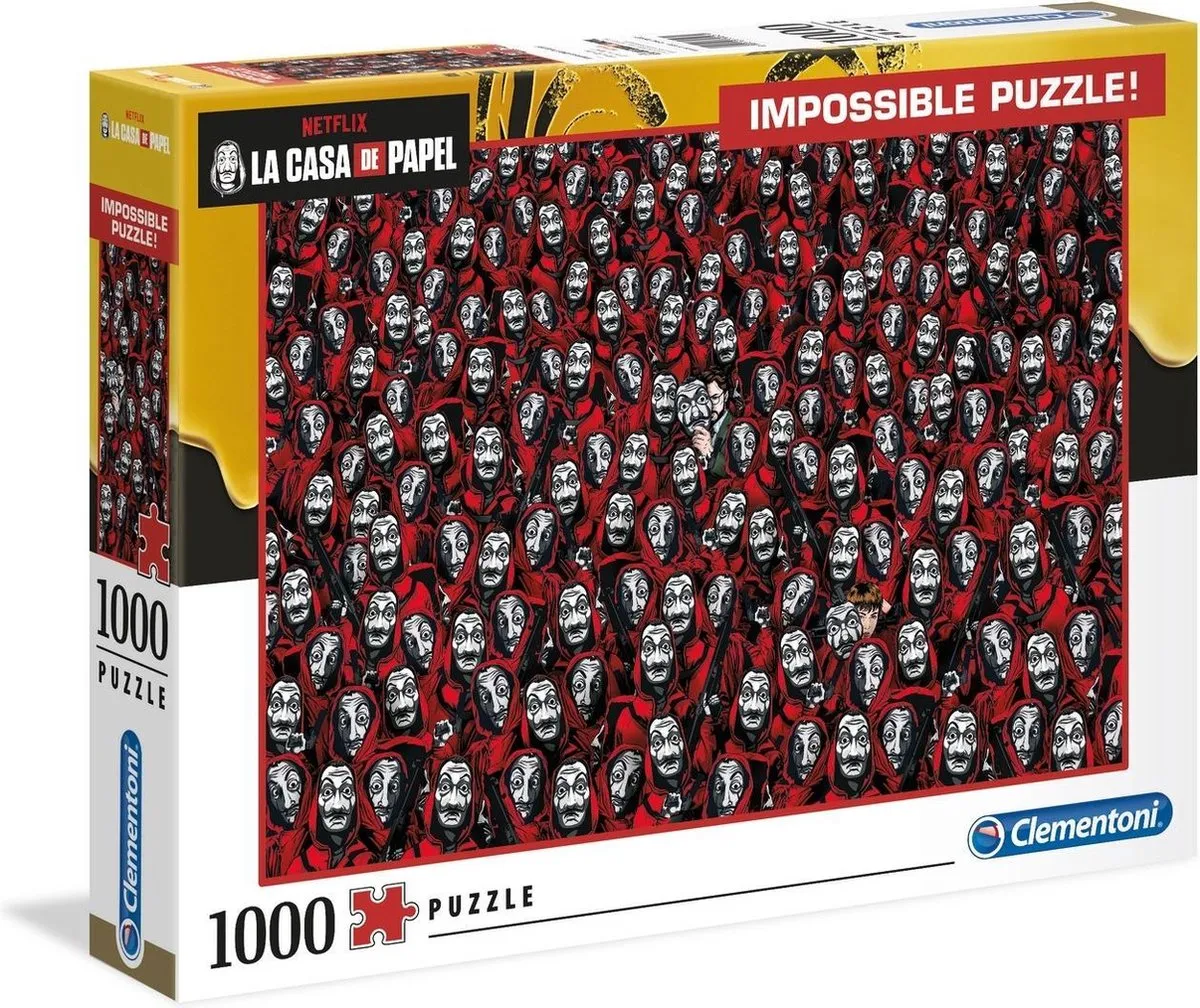 Clementoni La Casa De Papel Legpuzzel 1000 Stuks