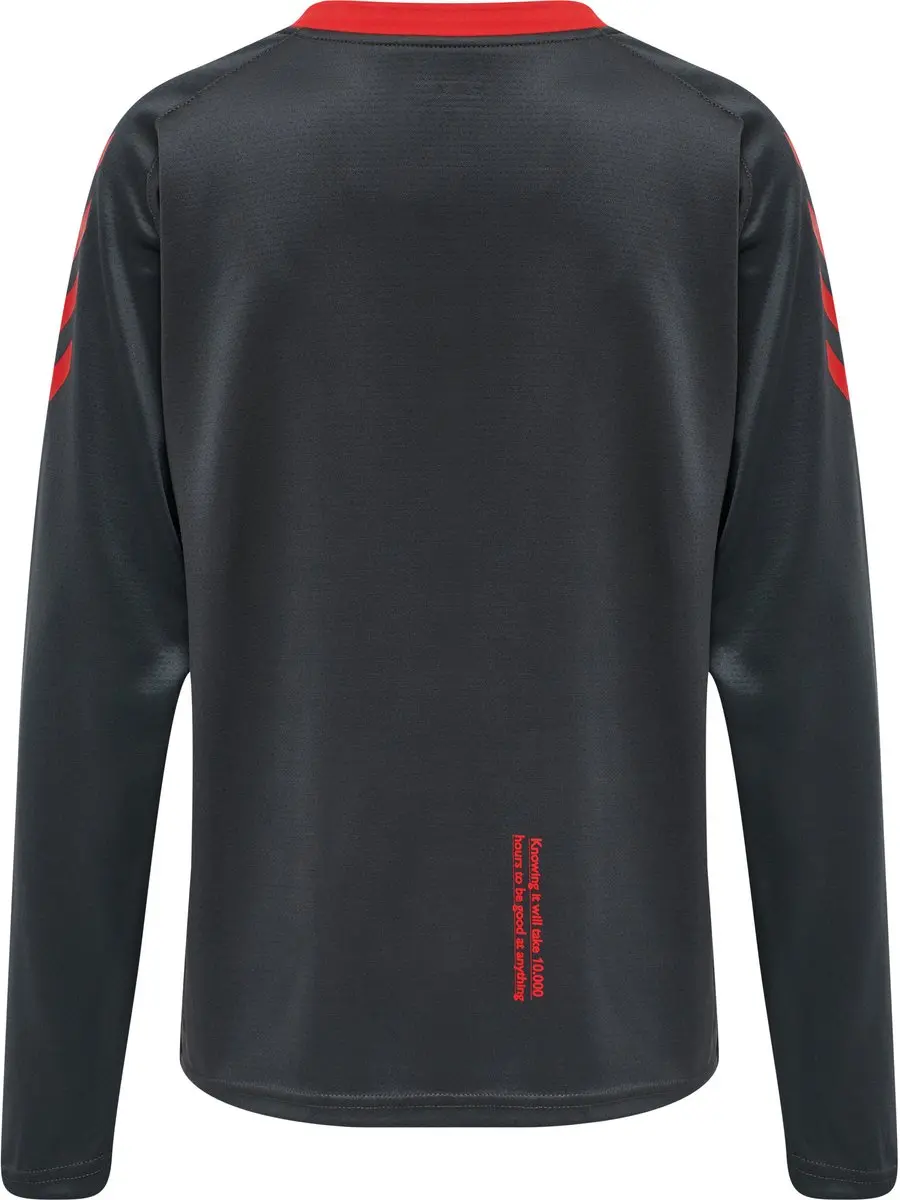 Hummel Action Poly Half Zip Sweat Dames - Zwart/Rood