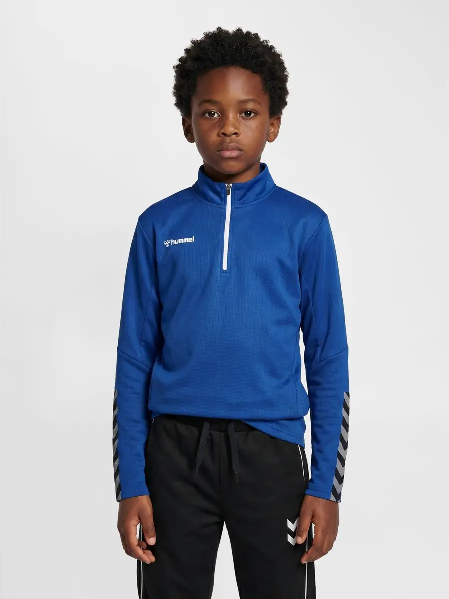 Hummel Hmlauthentic Kids Half Zip Sweatshirt 140 - True Blue