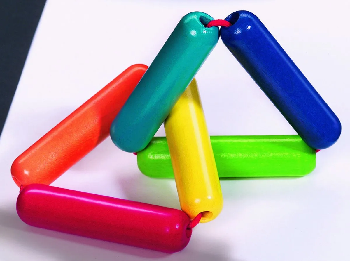 Haba Rammelaar Triangle - Multicolor - afbeelding 4 van 4