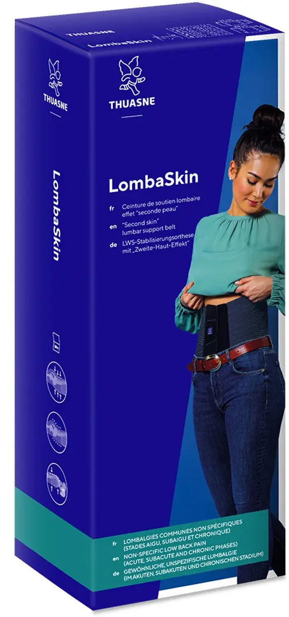 Thuasne LombaSkin Rugbrace Maat 5 - Zwart