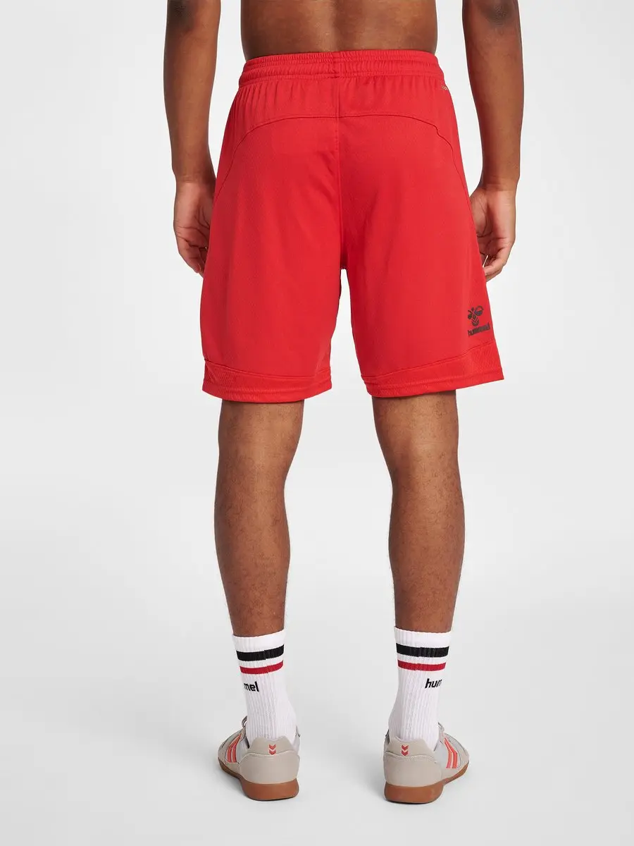 Hummel Hmllead Poly Shorts 207395 Sportbroek - S - Rood - afbeelding 6 van 6