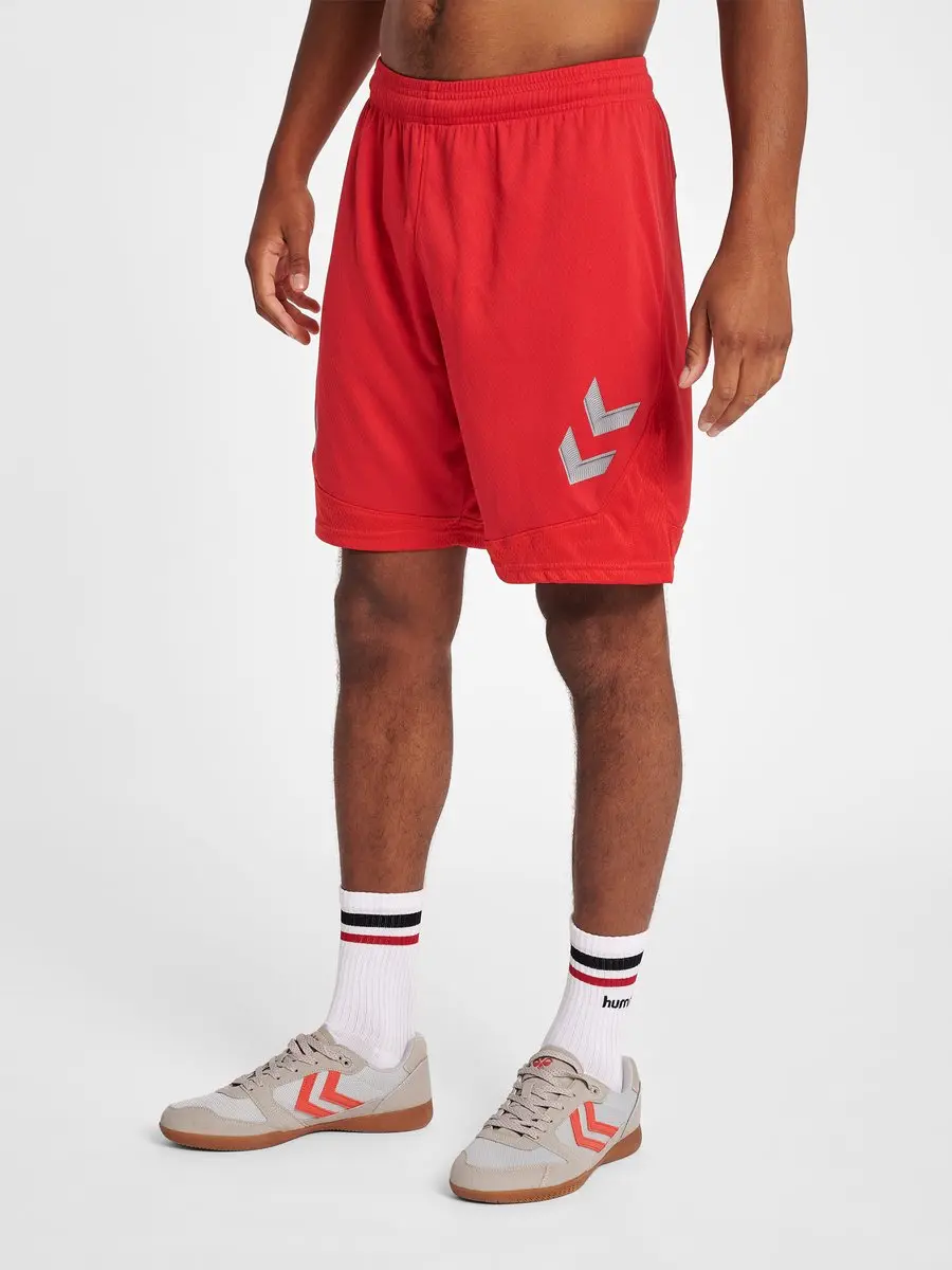 Hummel Hmllead Poly Shorts 207395 Sportbroek - S - Rood