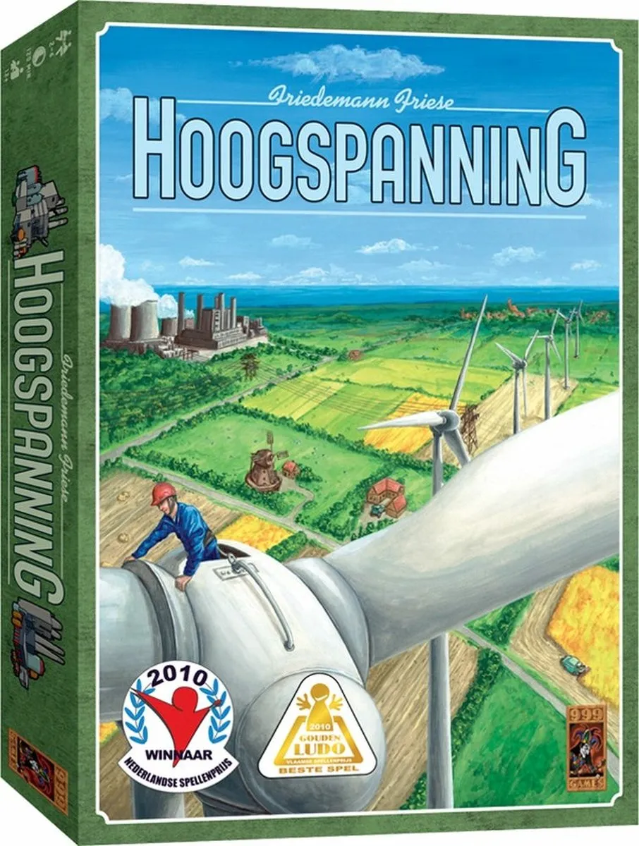 999 Games Hoogspanning Bordspel 999-HOO01 - 2-6 Spelers