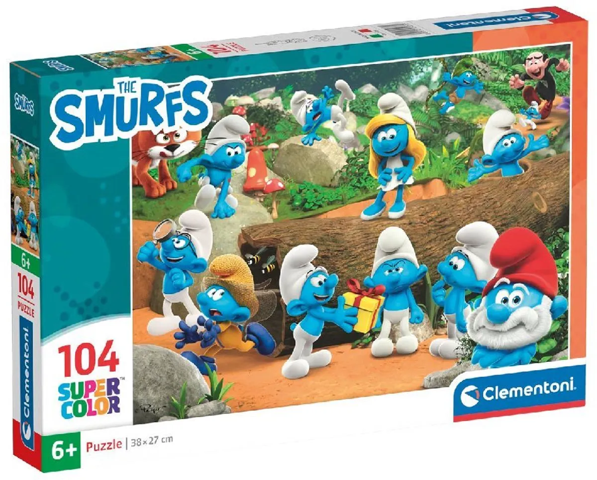 Clementoni Smurfen Puzzel 104 Stukjes