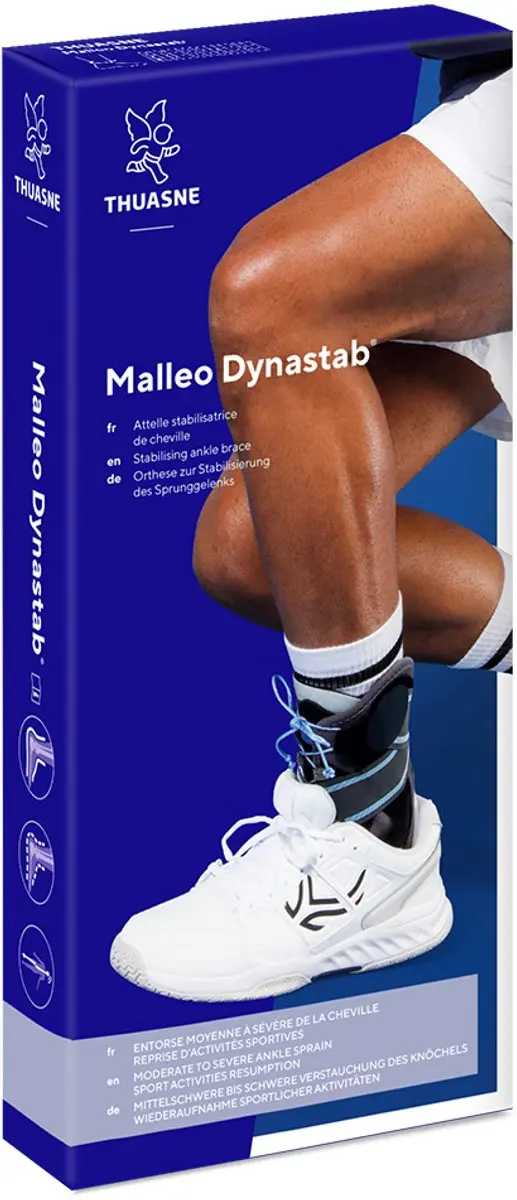 Thuasne Malleo Dynastab Enkelbrace L - Grijs