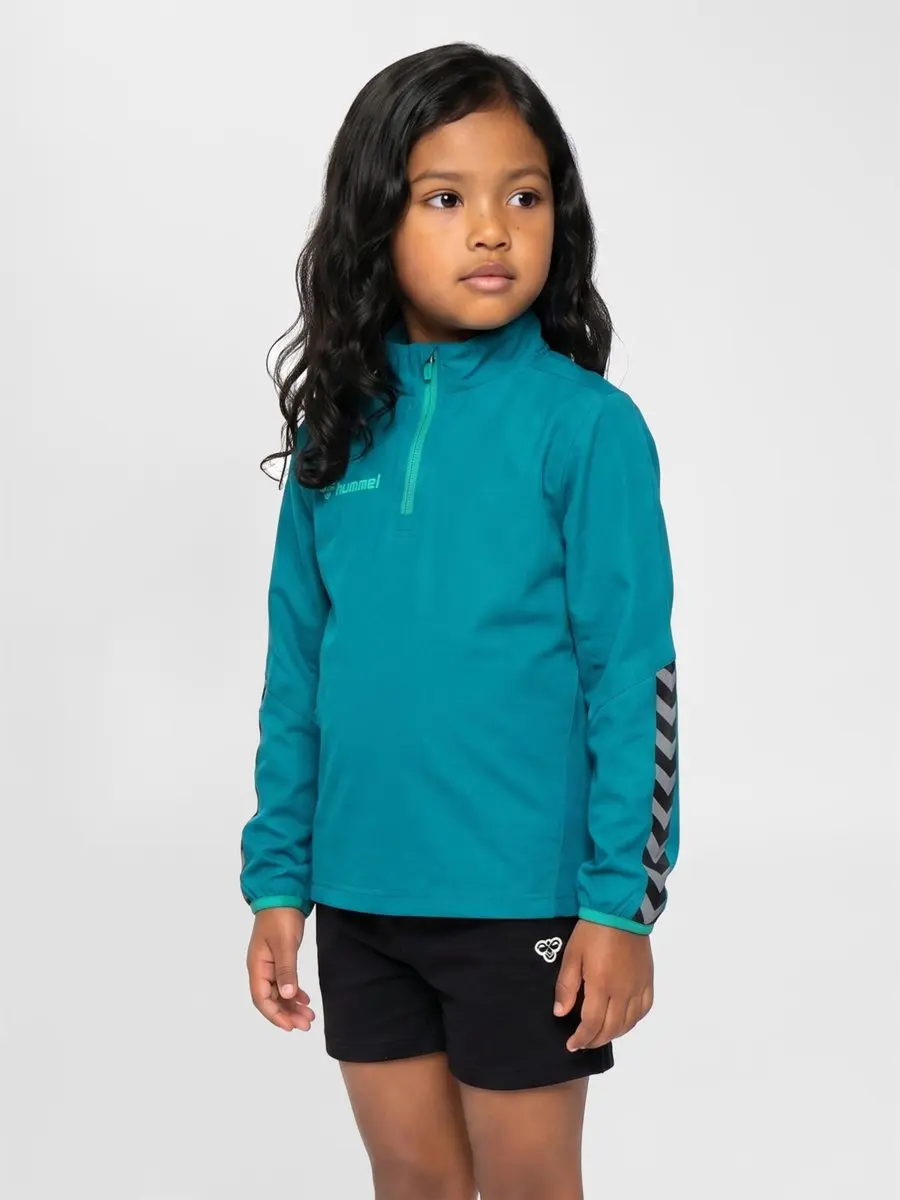 Hummel Hmlauthentic Kids Wind Breaker Longsleeve - Blauw