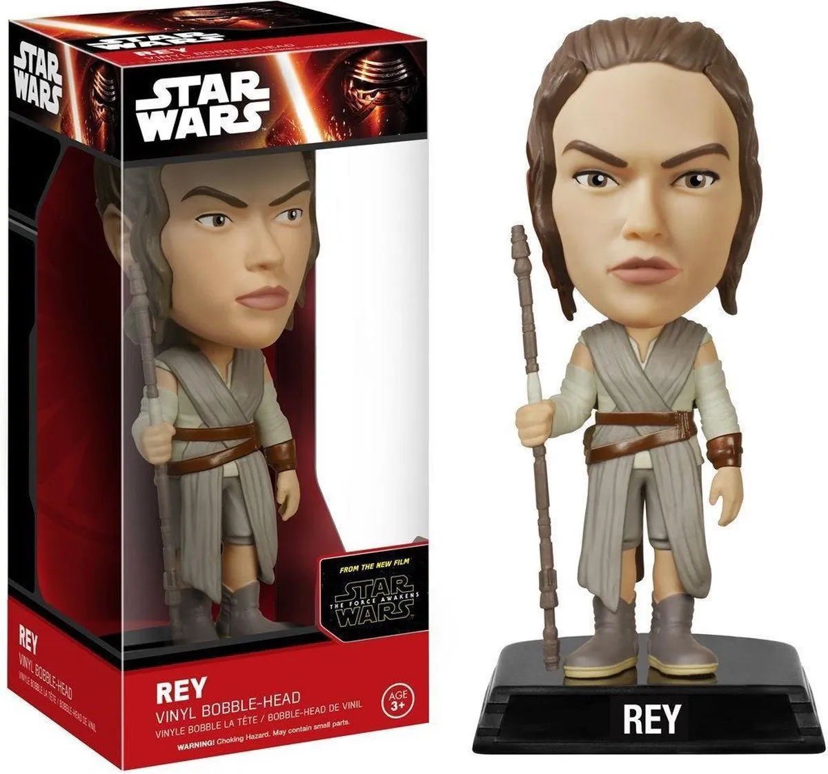 Funko Pop! Star Wars Rey Wacky Wobbler FUN6236 - Multicolor - afbeelding 2 van 3