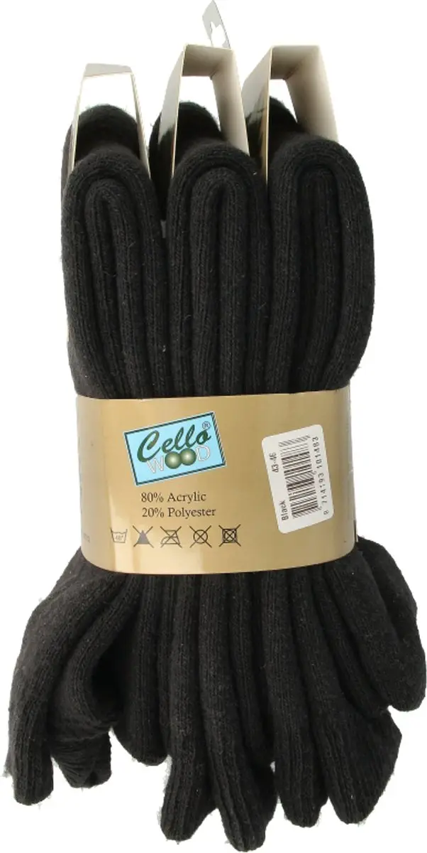 Naproz Thermo Sok - Zwart - Maat 43-46