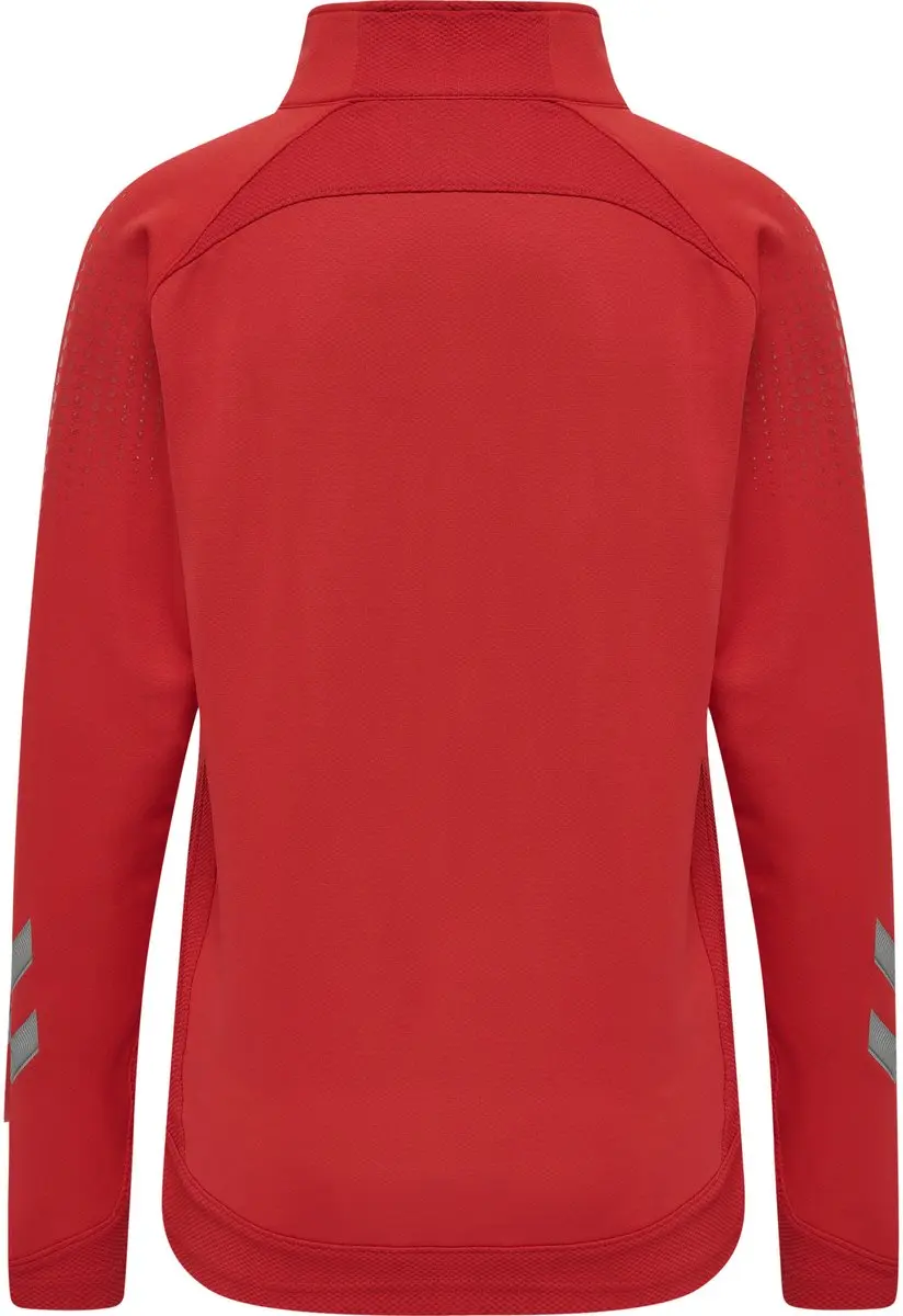 Hummel Hmllead Women Half Zip Dames Shirt - Lange mouwen - Rood - S