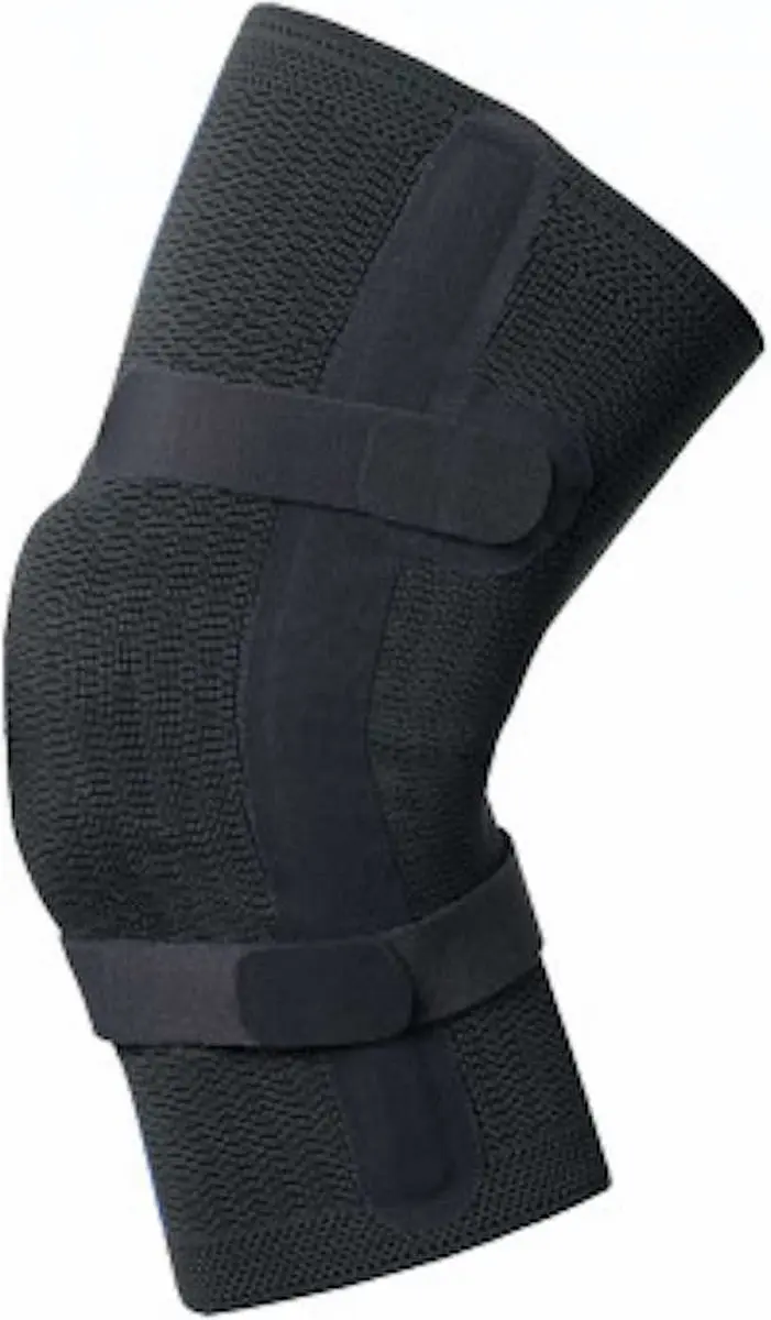 Thuasne Genu FS ProMaster Knieschijf - XXL Links - Zwart/Blauw/Grijs