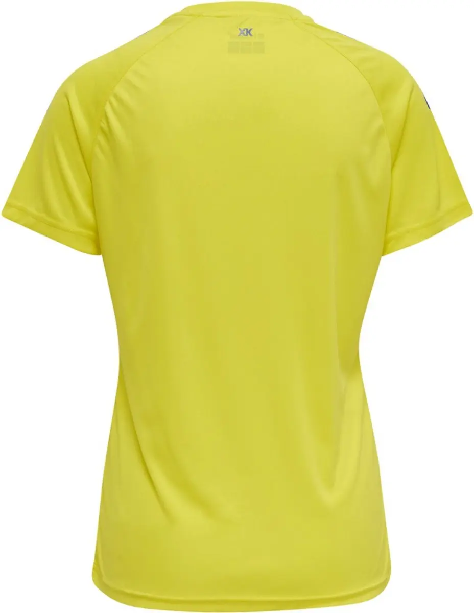 Hummel Core XK Core Poly Sportshirt Dames - S - Geel