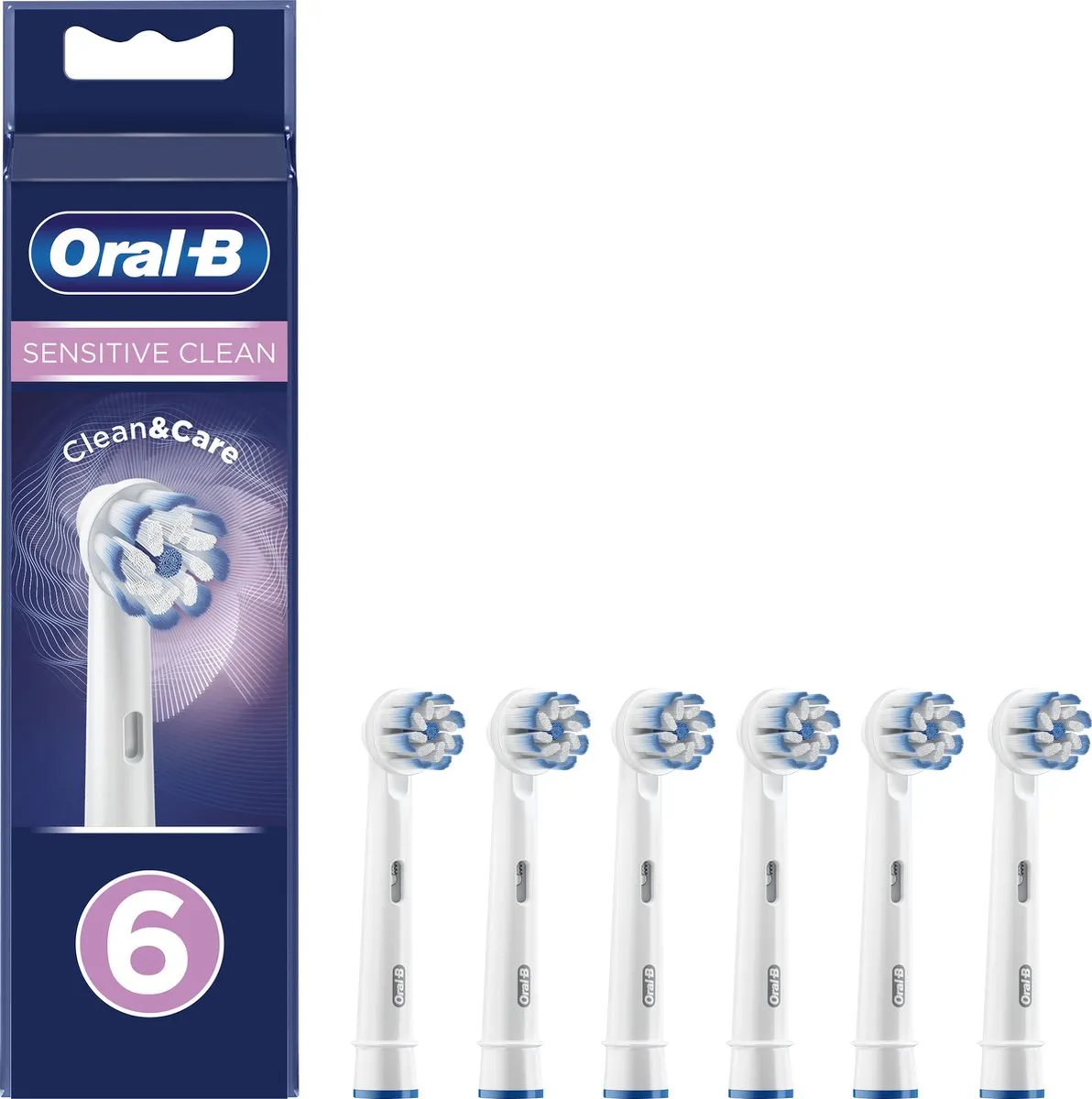 Oral-B Sensitive Clean Opzetborstels 6 Stuks