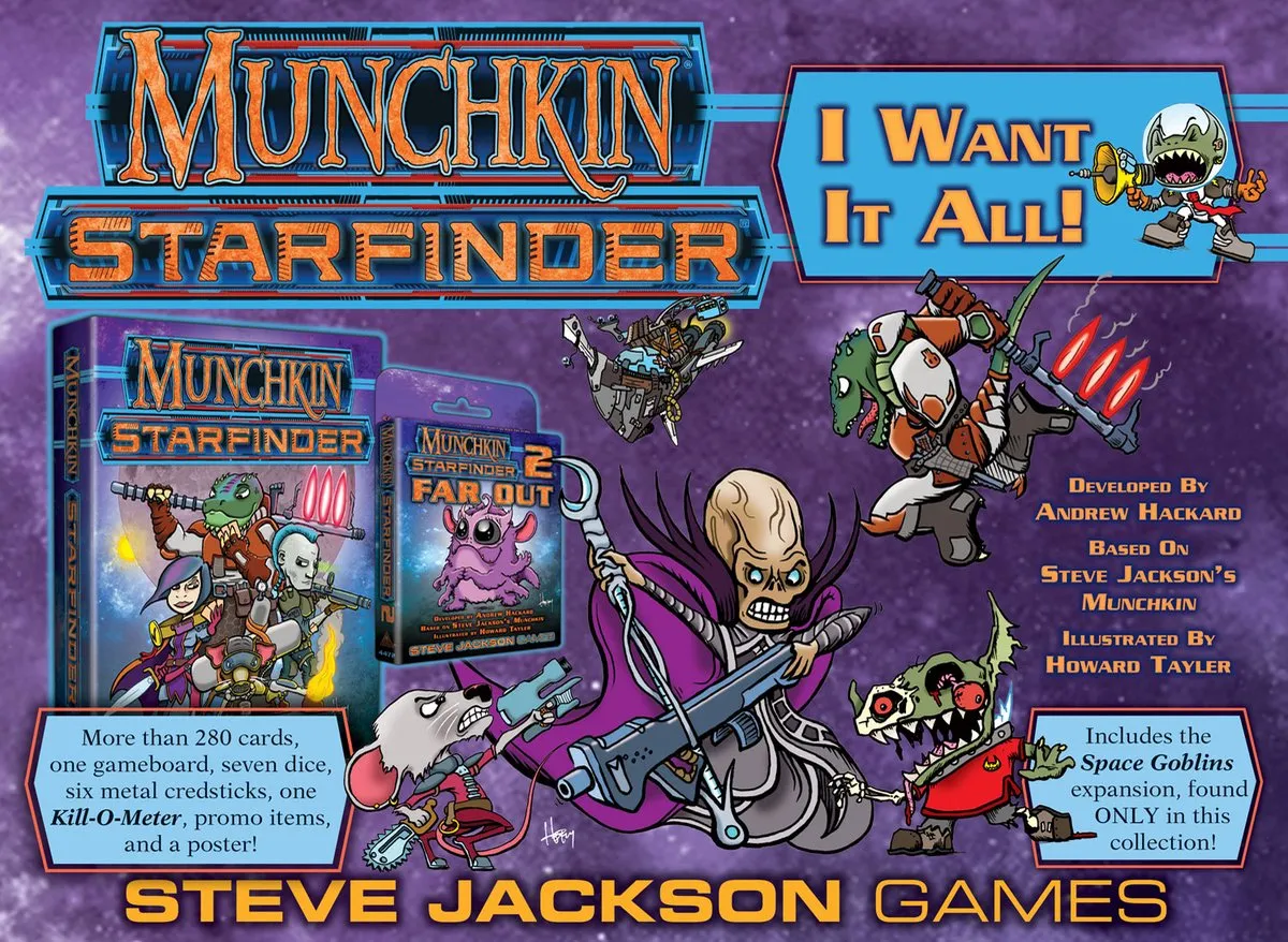 Asmodee Munchkin Starfinder I Want It All Bordspel - 3-6 Spelers