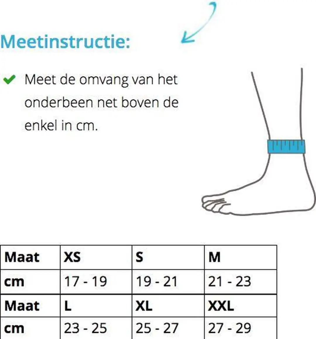 Thuasne Malleo Promaster Enkelbrace Links M - 21-23 cm