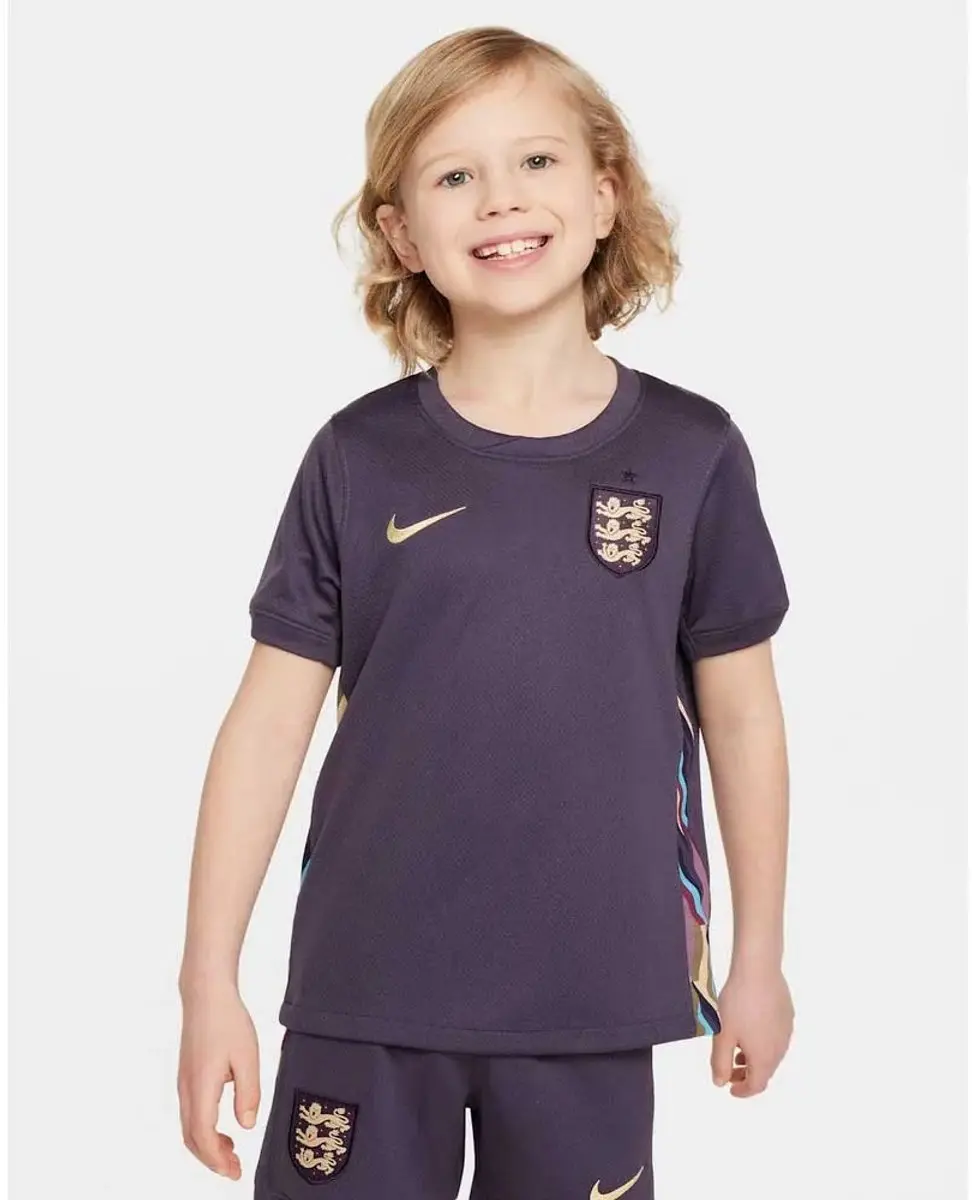 Nike England 24/25 Junior Away T-shirt - Paars - 134/140
