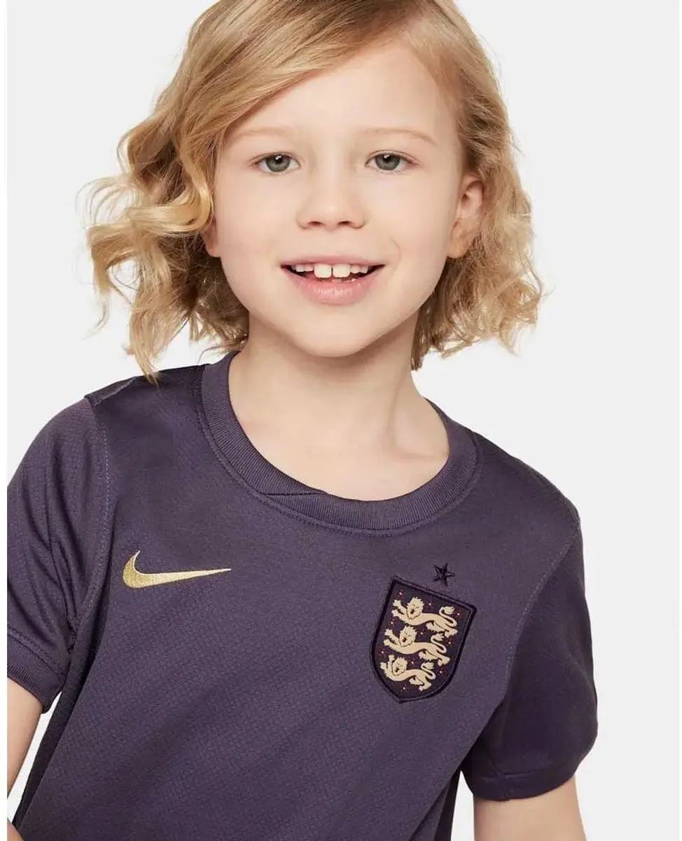 Nike England 24/25 Junior Away T-shirt - Paars - 134/140
