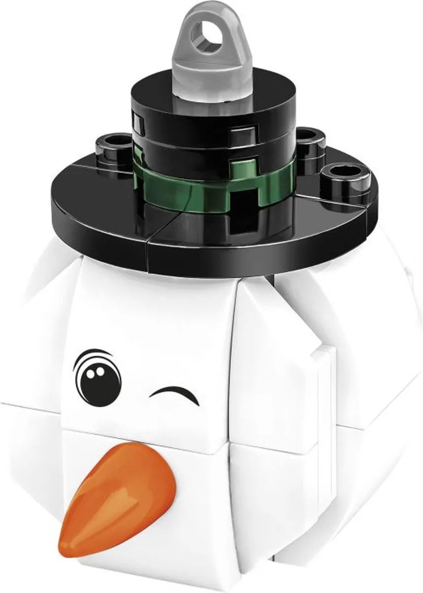 Cobi Kerstboomdecoratie Sneeuwpop COBI-20012 - 59 Onderdelen - Meerkleurig