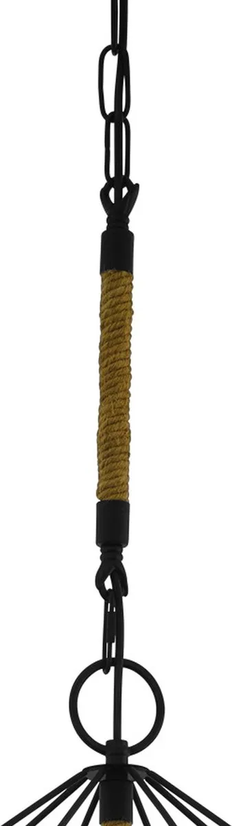 Eglo Cottingham Hanglamp E27 - Ø37cm - Zwart
