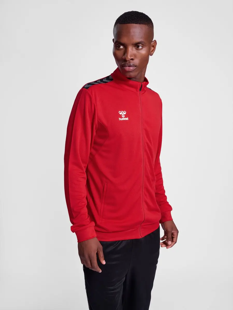 Hummel HML Authentic Pl Zip Jacket - M - True Red