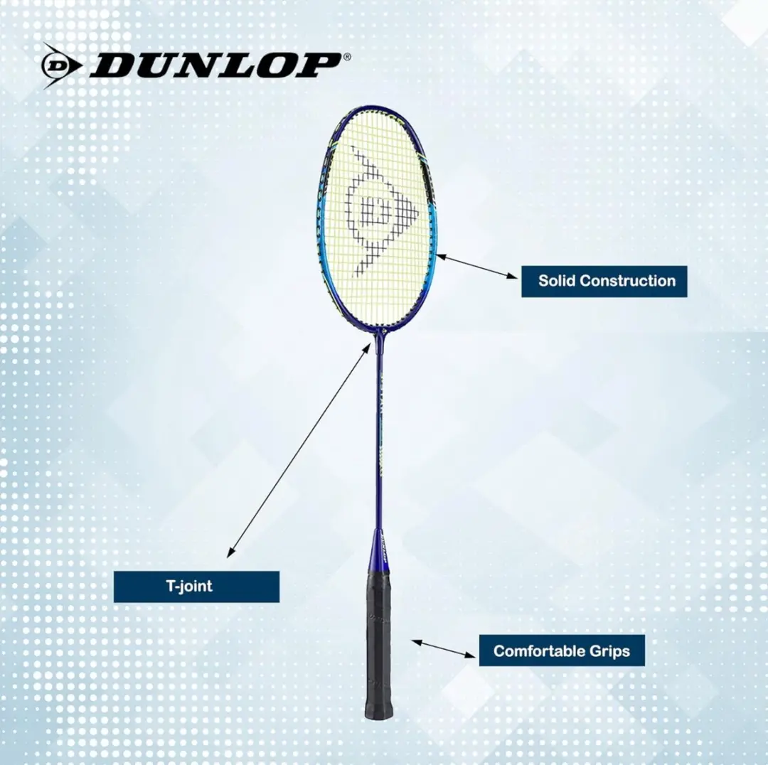 Dunlop Nitro Star AX10 Badmintonset - 4 Rackets L3 - Multi