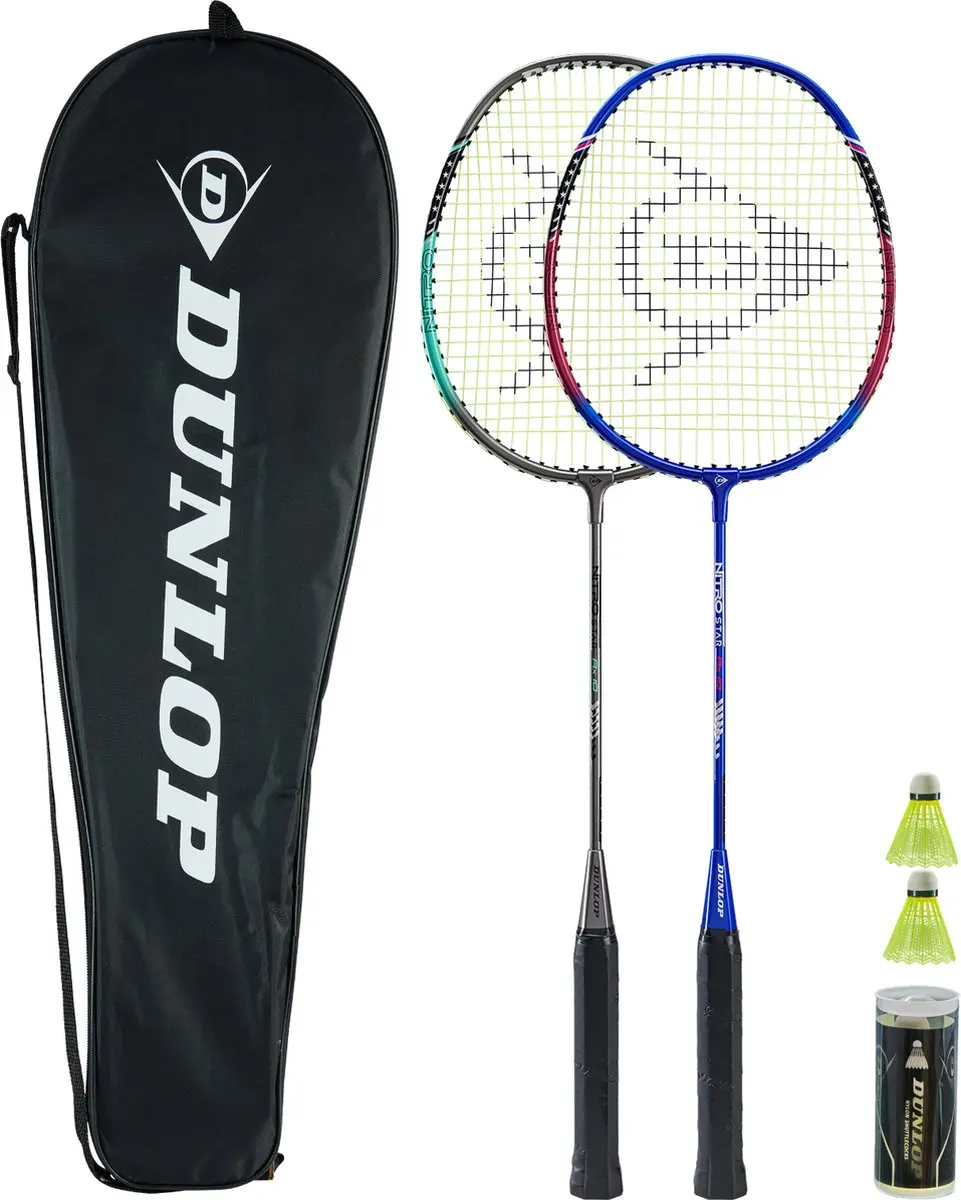 Dunlop Nitro Star AX10 Badmintonset