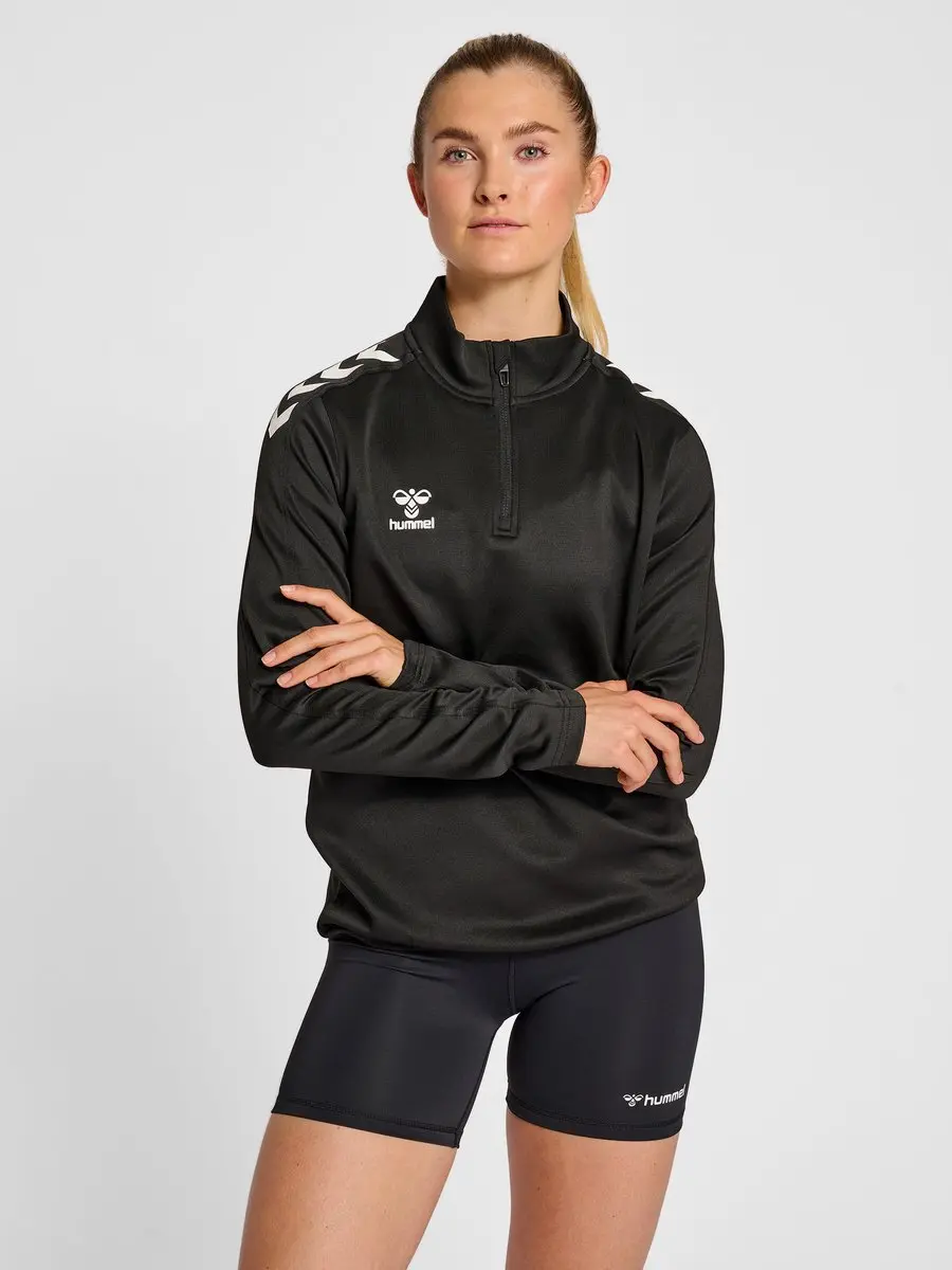 Hummel HMLCORE XK Half Zip Sweat - XXL - Zwart