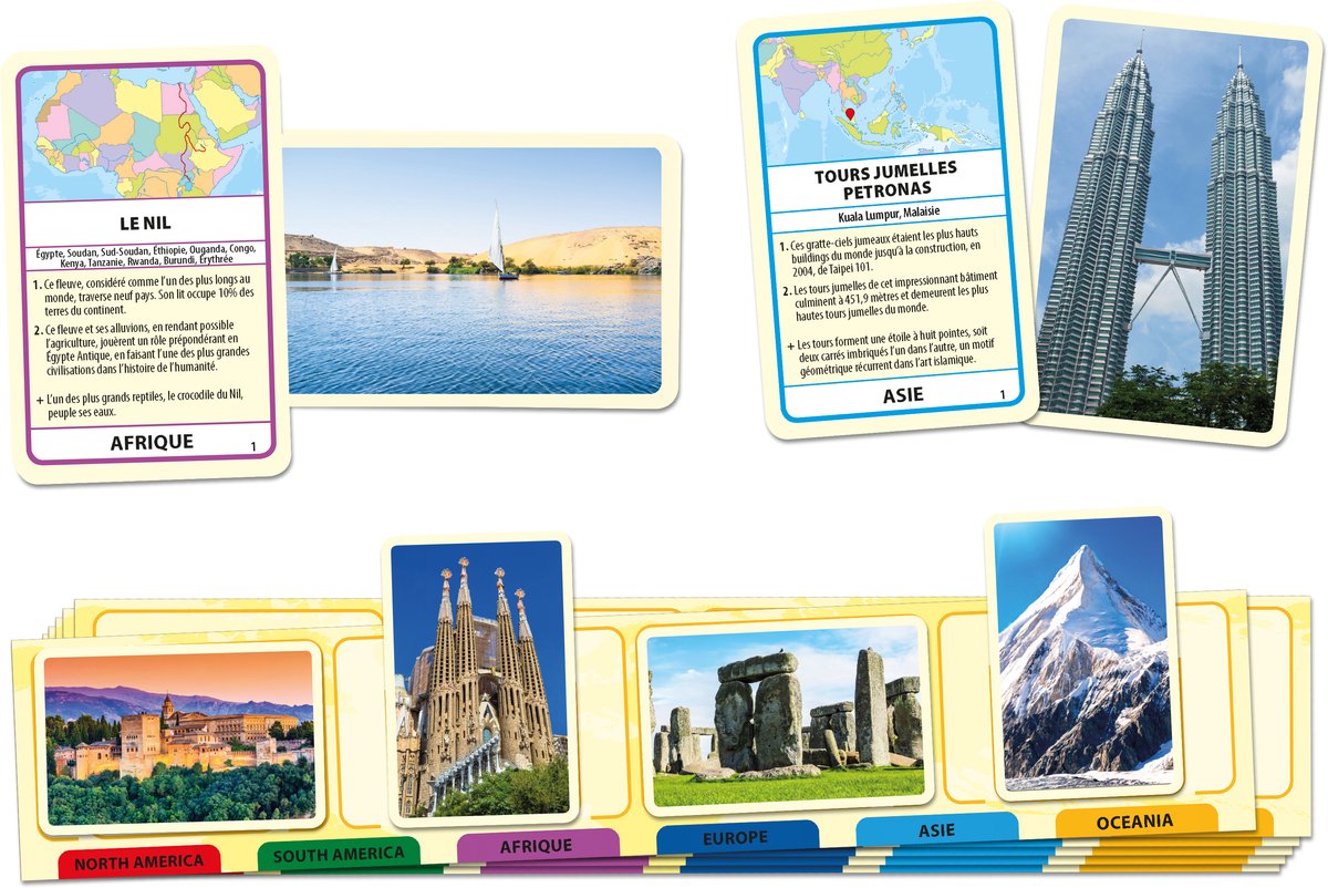 Wonders of the World card game (FR)