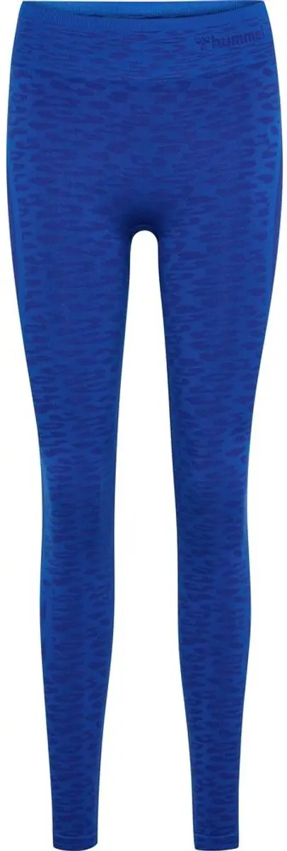 Hummel Hmlmt Leo Seamless Sportlegging Dames - XS - Olympian Blue/Sodalite Blue