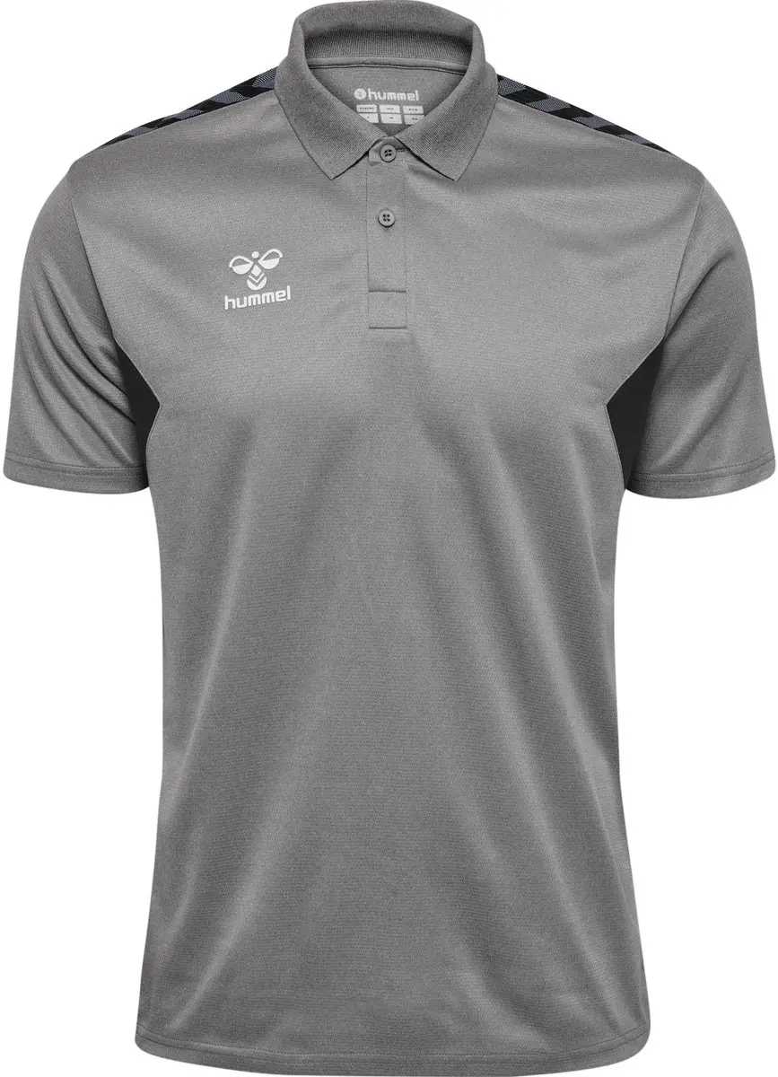 Hummel Authentic Functional Polo Grey Melange