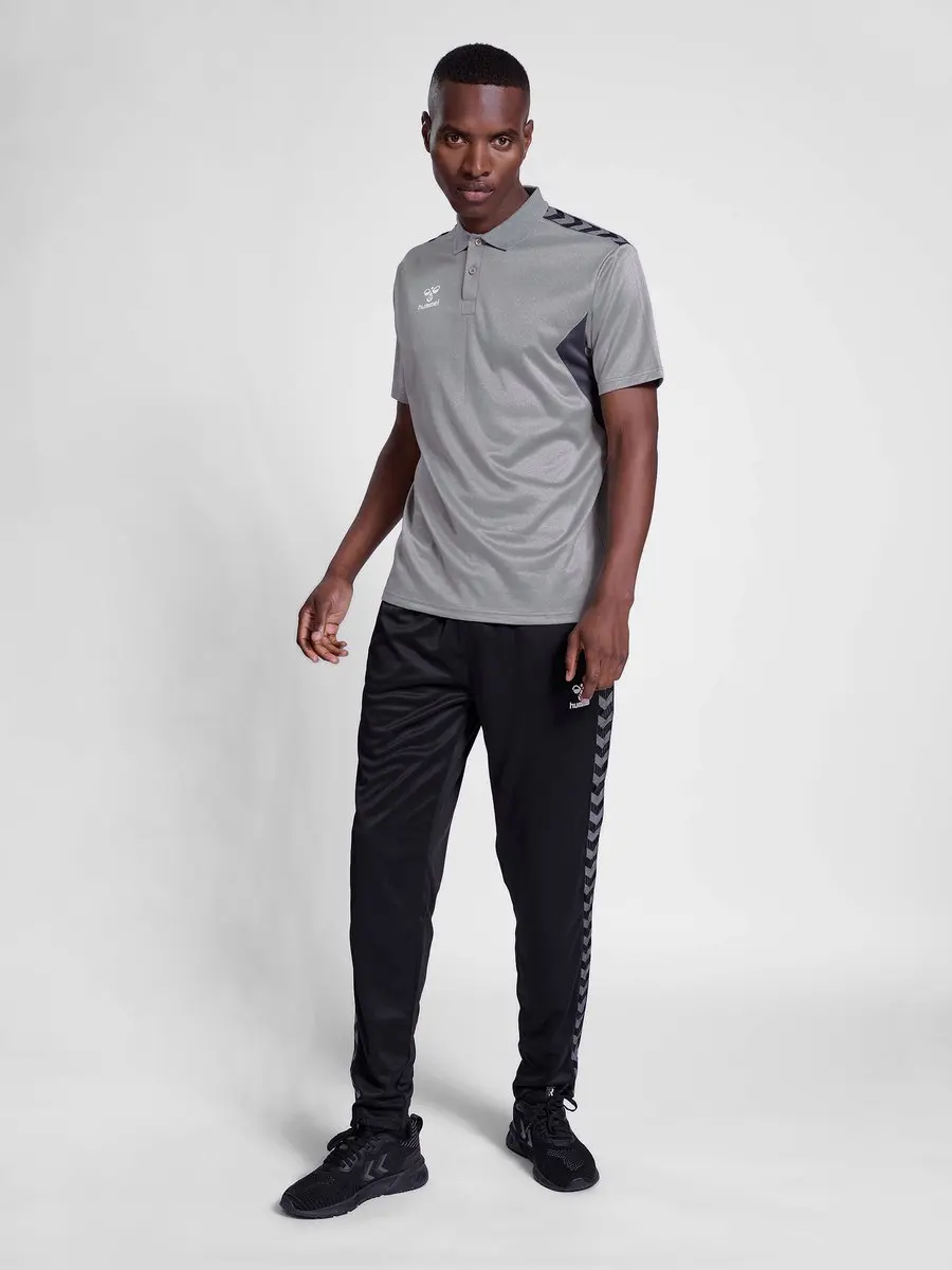 Hummel Authentic Functional Polo Grey Melange - XXXL - afbeelding 6 van 6