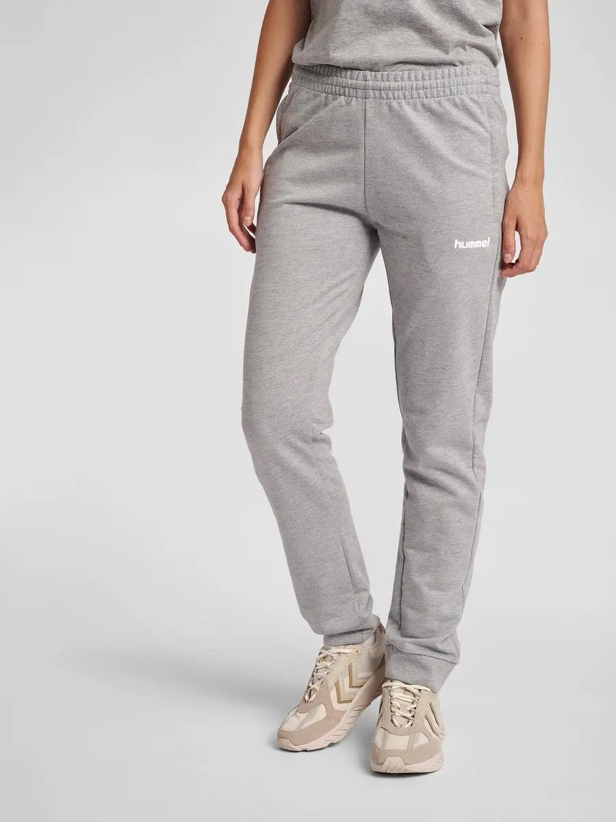 Hummel Go Cotton Joggingbroek XS - Wit