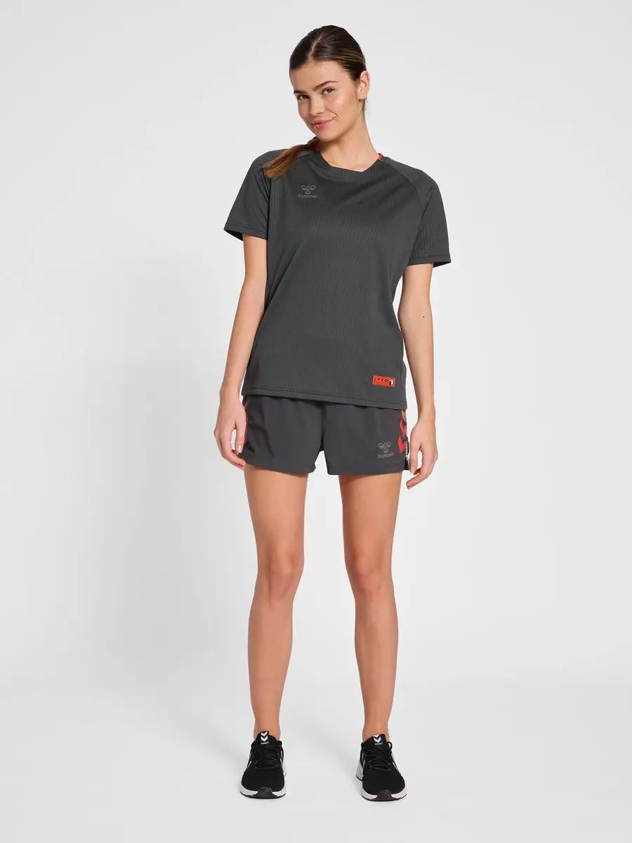Hummel Pro Grid Game Short Dames - Grijs - afbeelding 6 van 6