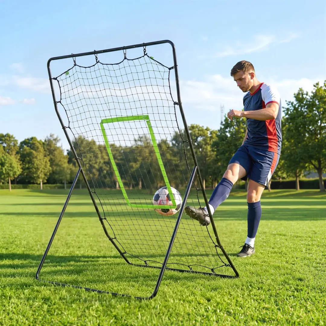 Homcom Rebounder 123x90x174cm - Zwart