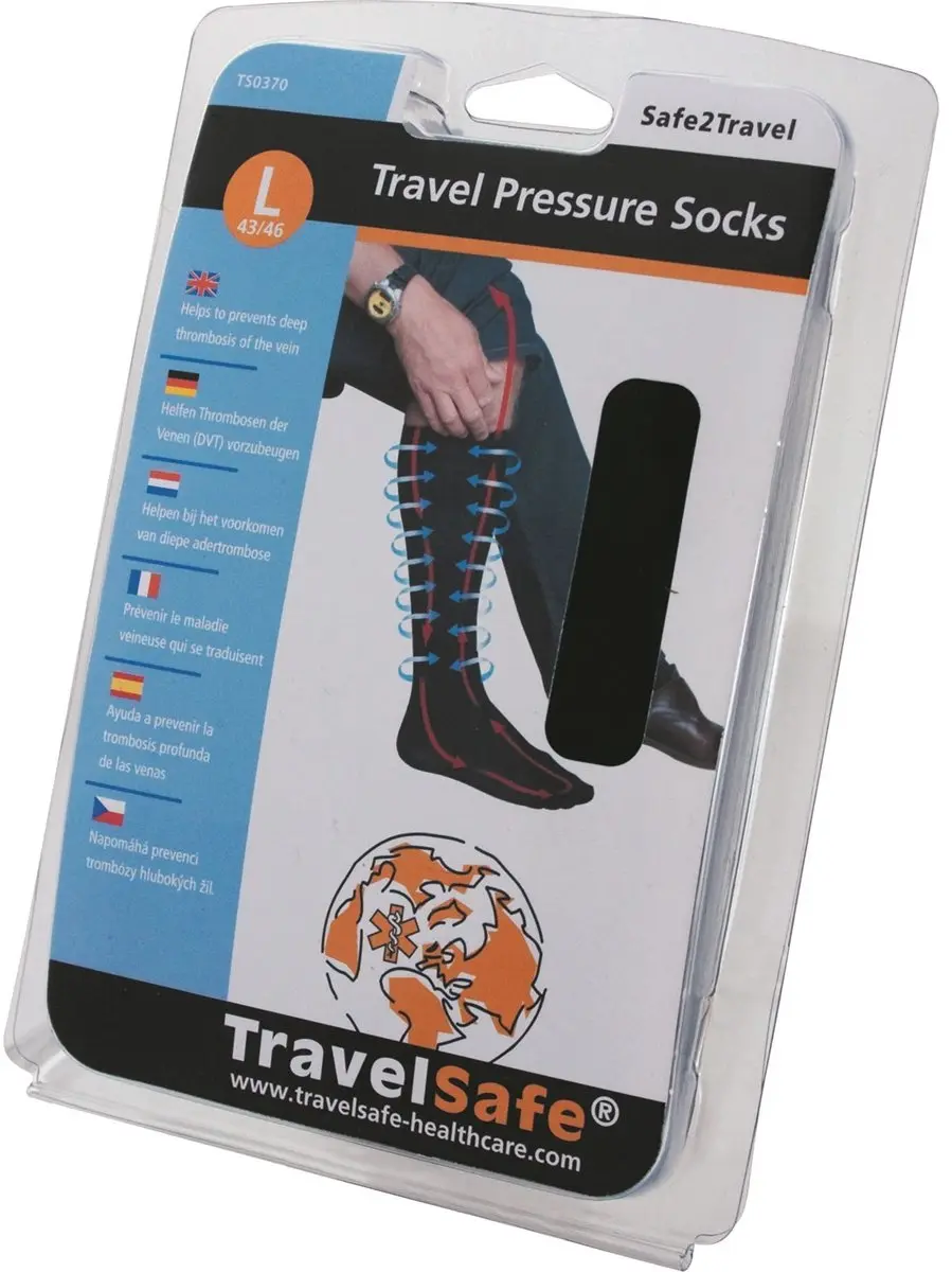TravelSafe Travel Pressure Socks Steunkousen 43-46
