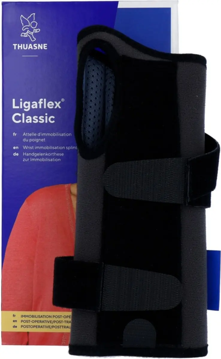 Thuasne Ligaflex Classic Polsbrace Maat 2 - Links - Zwart