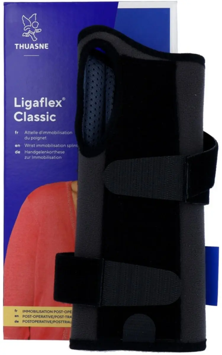 Thuasne Ligaflex Classic Polsbrace Maat 2 - Links - Zwart