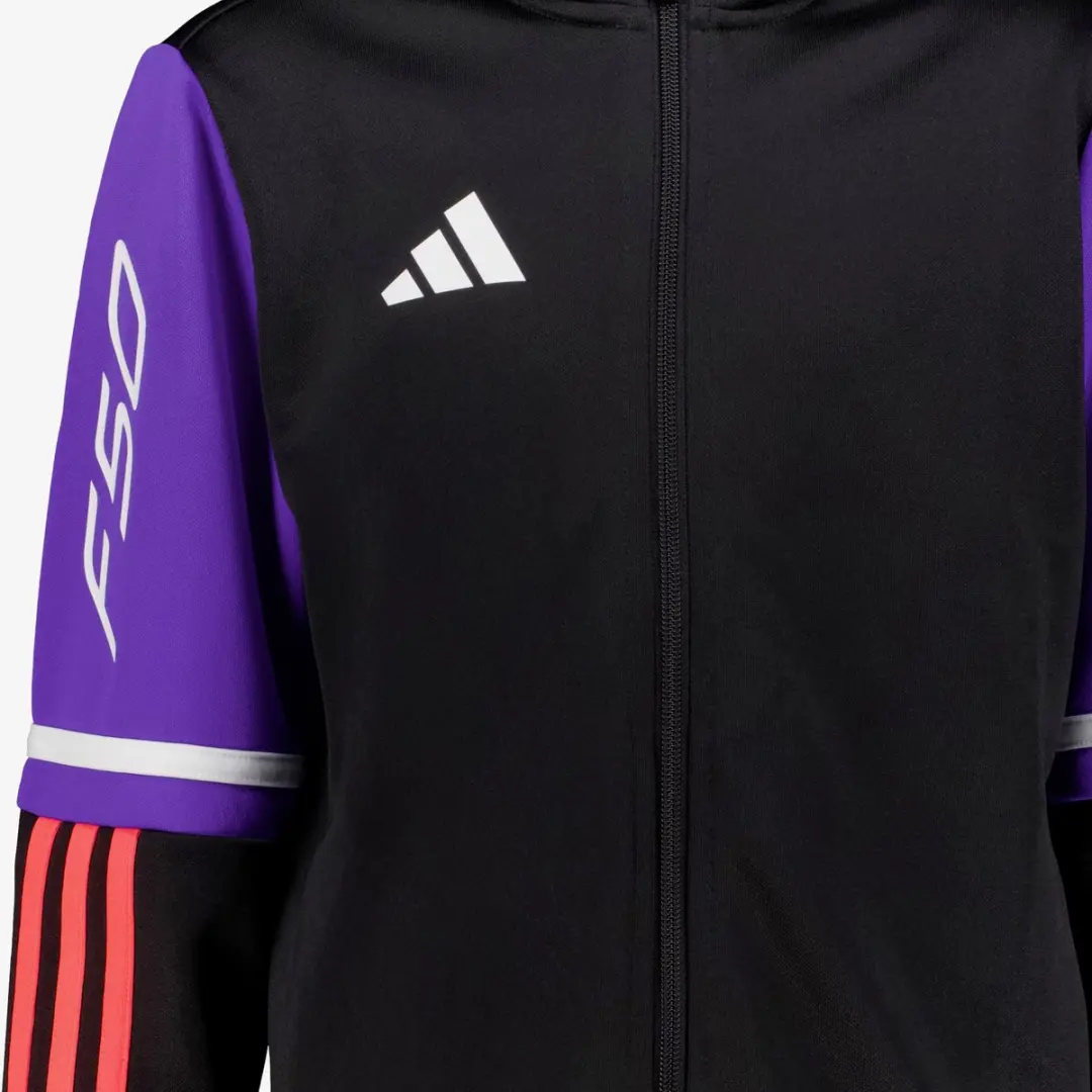 Adidas F50 TR JKT Y Kinder Trainingsvest - 146/152 - Zwart