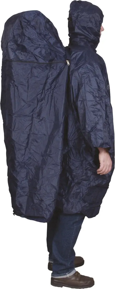 Travelsafe Zipper Extension Poncho Navy