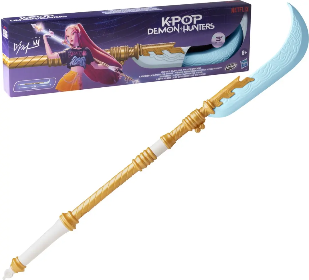Hasbro Nerf KPop Demon Hunters Mira Curved Moon Zwaard