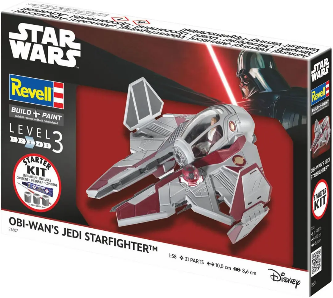 Revell Obi-Wan's Starfighter 1:58 Modelbouwpakket - 21 Delig - Multikleur