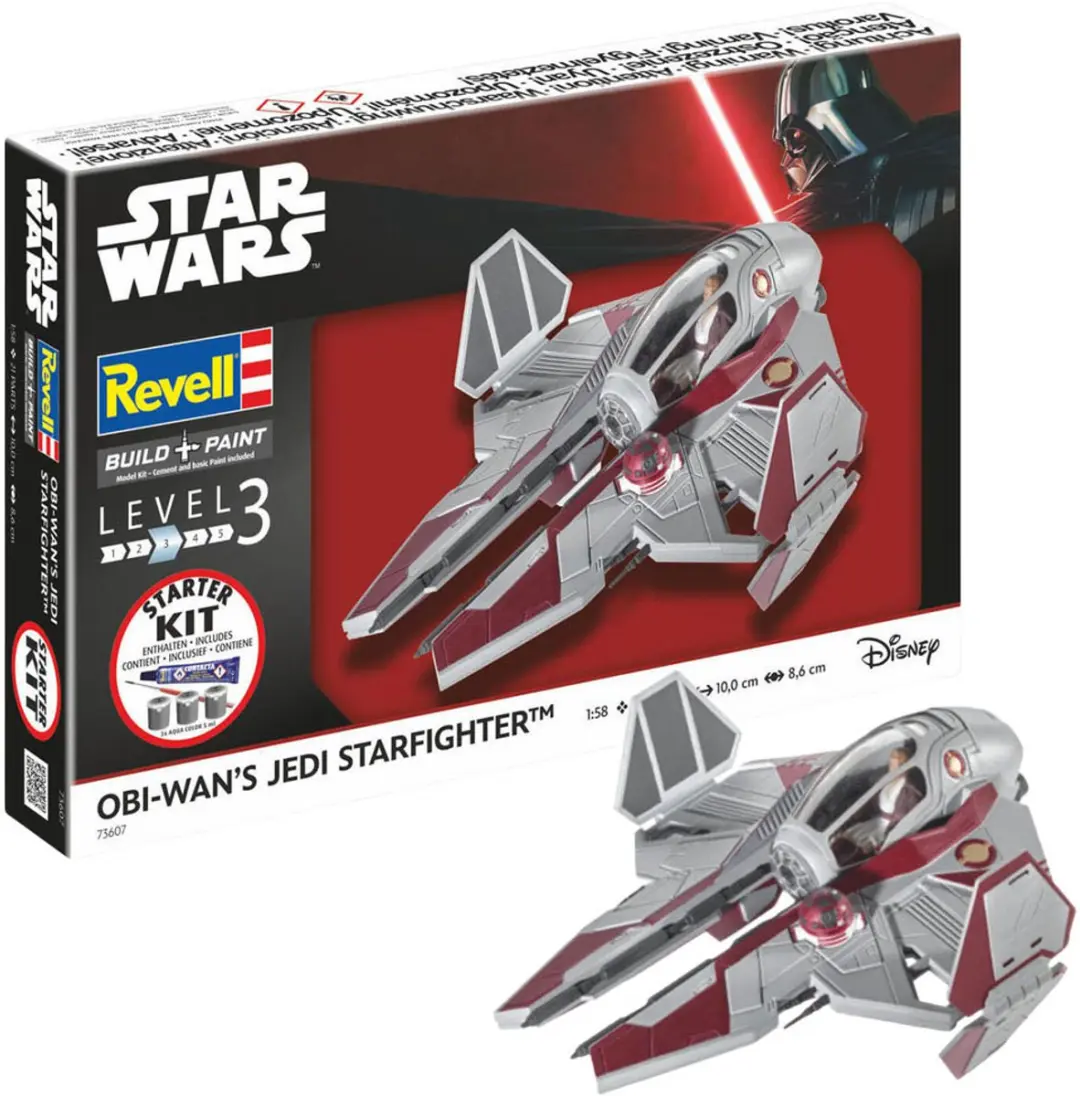 Revell Obi-Wan's Starfighter 1:58 Modelbouwpakket - 21 Delig - Multikleur