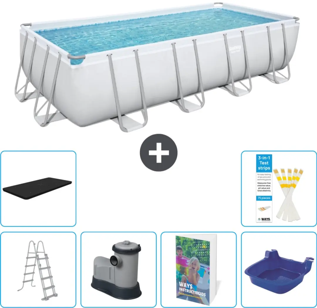 Bestway Power Steel Zwembad 549x274x122cm