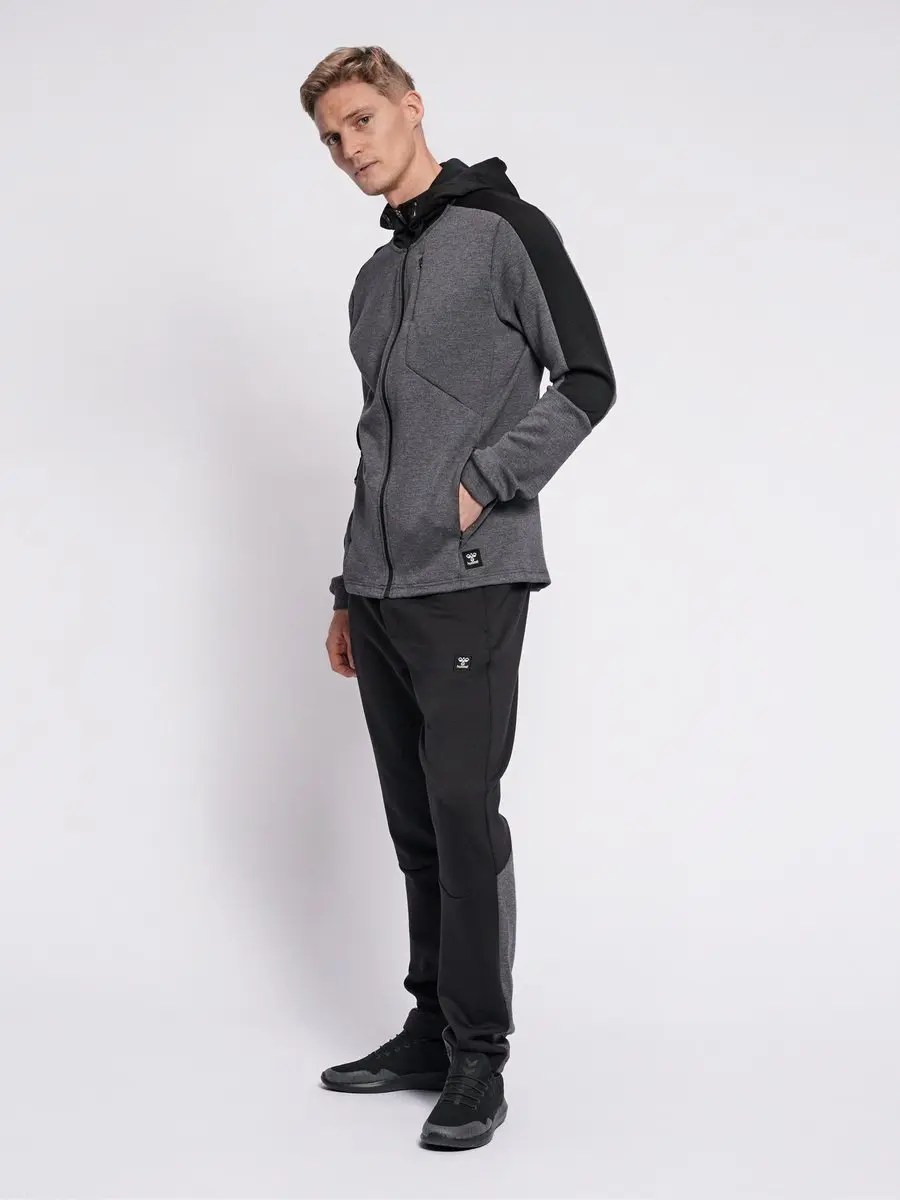 Hummel Tropper Zip Hoodie 206271 - Zwart - afbeelding 6 van 6