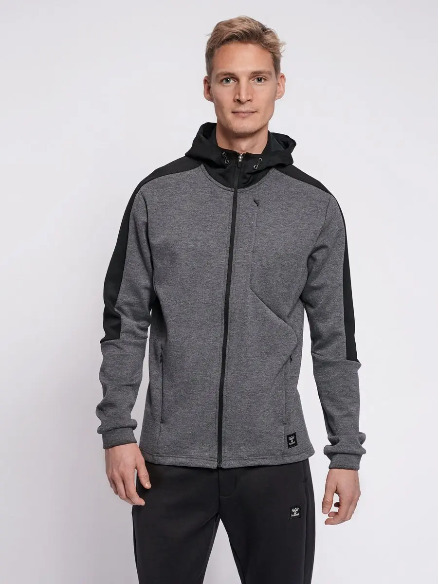 Hummel Tropper Zip Hoodie 206271 - Zwart