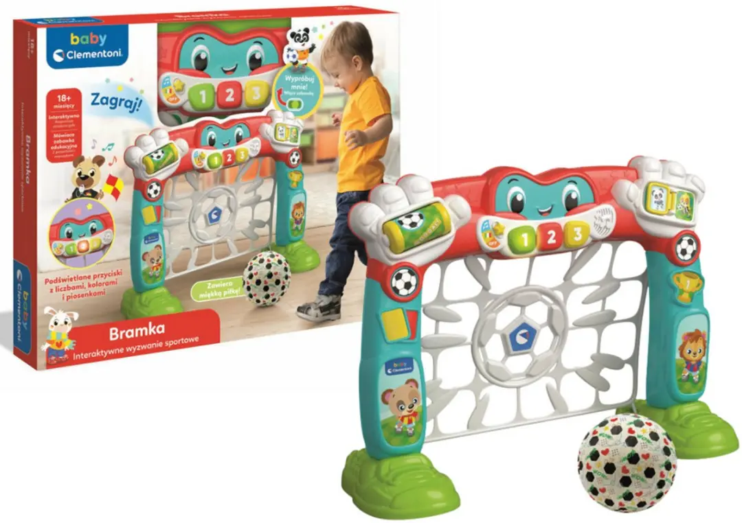 Clementoni Interactive Voetbaldoel 50926 - Meerkleurig