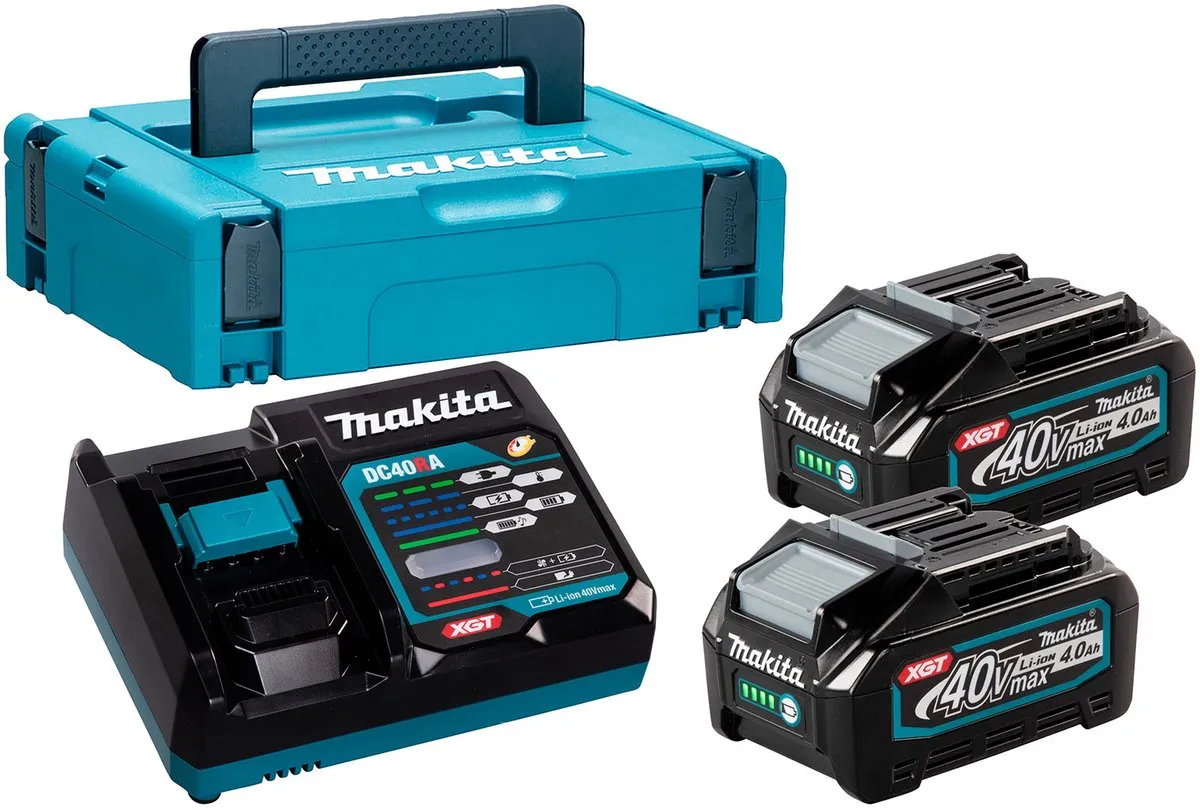 Makita XGT DC40RA Starterset 2xBL4040