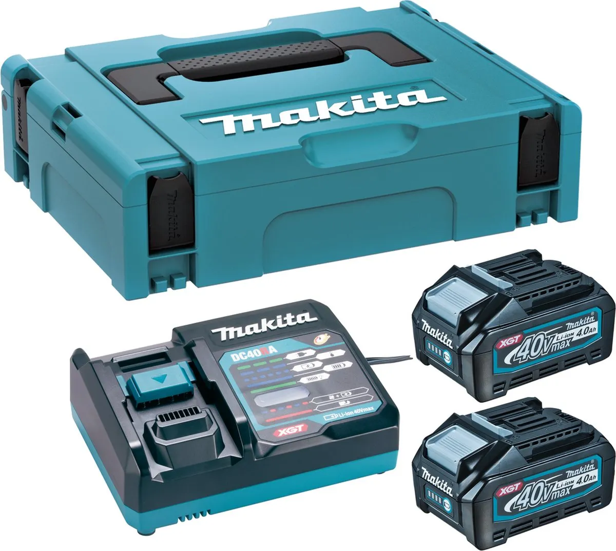 Makita XGT DC40RA Starterset 2xBL4040